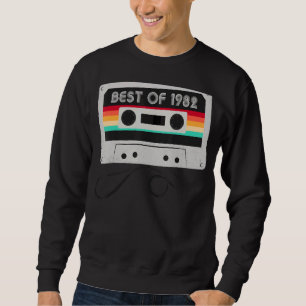 Sudadera Mejor Cinta Cassette 40th Birthday de 1982 3