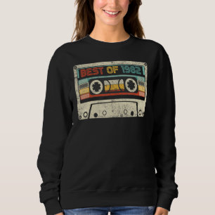 Sudadera Mejor Cinta Cassette 40th Birthday de 1982 40th