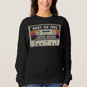 Sudadera Mejor Cinta Cassette De Cumpleaños 40 De 1982