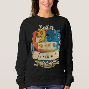 Sudadera Mejor Cinta De Cassette De 1986 De 36 Años De Edad