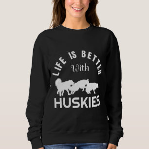 Sudadera Mejor Con Huskies Husky Dog Mascota