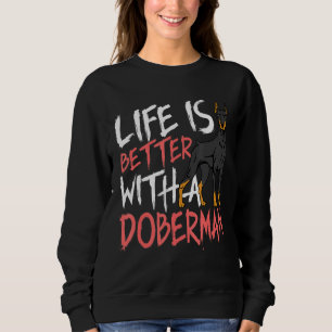 Sudadera Mejor Con Los Padres De Perro Doberman
