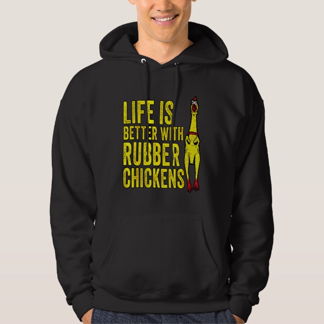 Sudadera Mejor Con Pollo De Goma (Anverso)