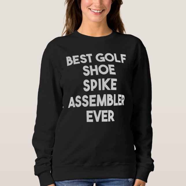 Sudadera Mejor Conjunto de Zapatos de Golf Spike (Anverso)