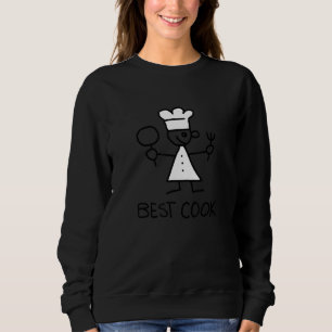 Sudadera Mejor Cook Stick Figura Head Chef Cooking Fairy