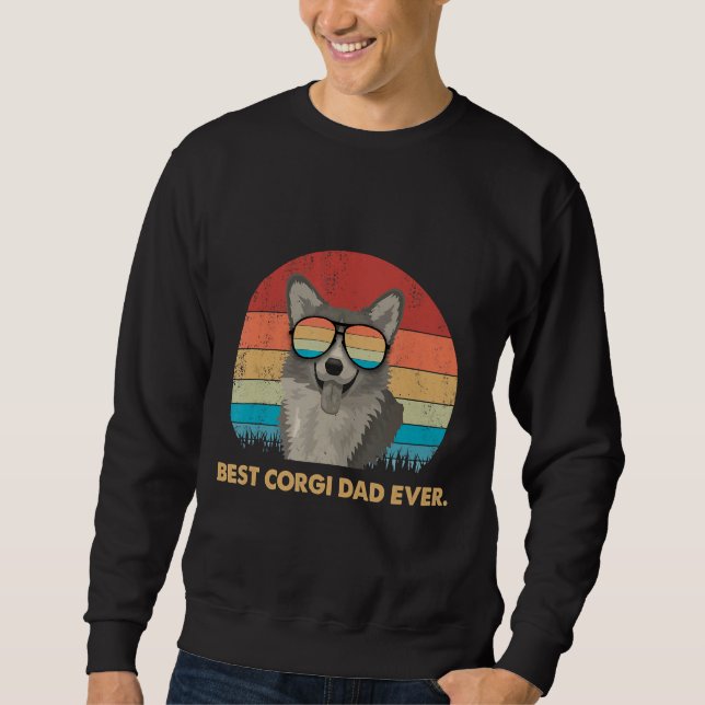 Sudadera Mejor Corgi Dad (Anverso)