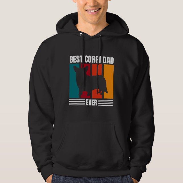 Sudadera Mejor Corgi Dad Nunca 433 (Anverso)