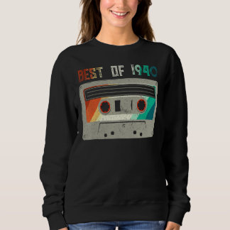Sudadera Mejor De 1940 Guay Birthday Vintage Retro Music Ca