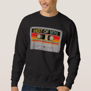 Sudadera Mejor De 1970 52ª Cinta De Cassette De Cumpleaños
