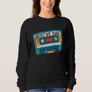 Sudadera Mejor De 1982 Vintage 40 cumpleaños 40 años Idea