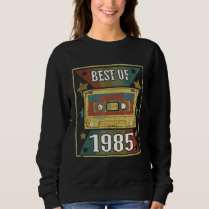 Sudadera Mejor De 1985 Retro De Cinta De Cassette Clásica M