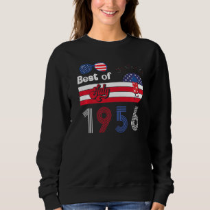 Sudadera Mejor De Julio De 1956 66º Cumpleaños Patriótico U