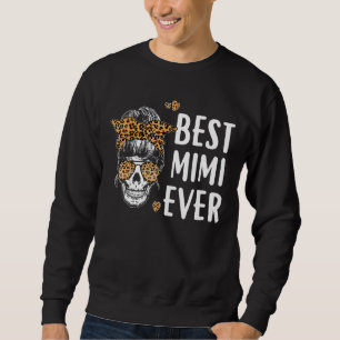 Sudadera Mejor Día de la Madre de la Abuela de Mimi, Leopar