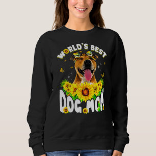 Sudadera Mejor Día de la Madre Perro Pitbull del Mundo