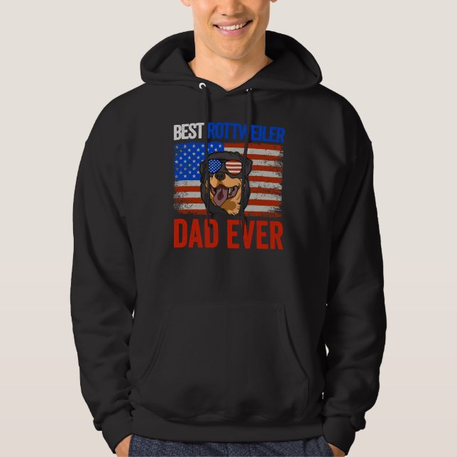 Sudadera Mejor Día de los Padres de la Bandera Americana (Anverso)