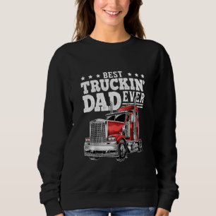 Sudadera Mejor Día del Padre de Camionero de Camión Grande 