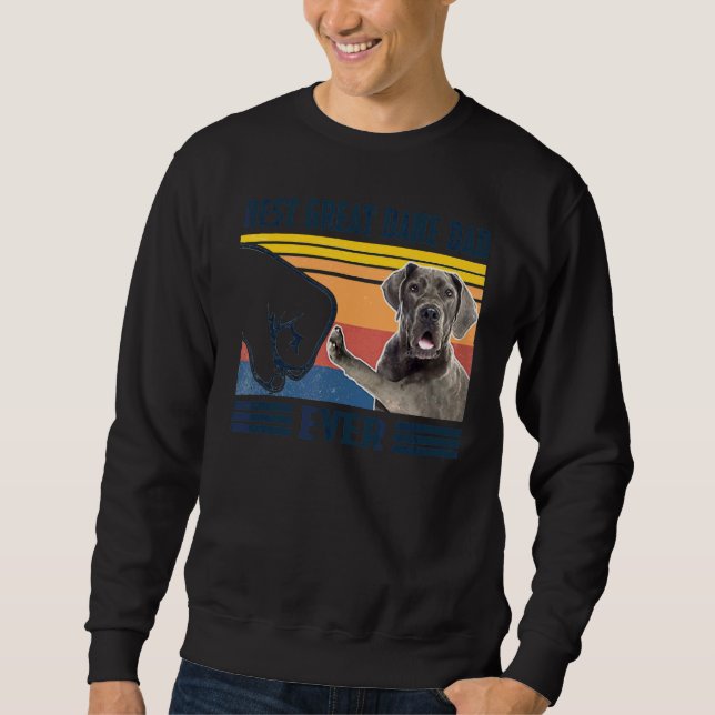 Sudadera Mejor Día del Padre de Perro del Mejor Padre de lo (Anverso)