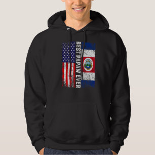 Sudadera Mejor Día del Padre Papaw Costa Rica Bandera de lo