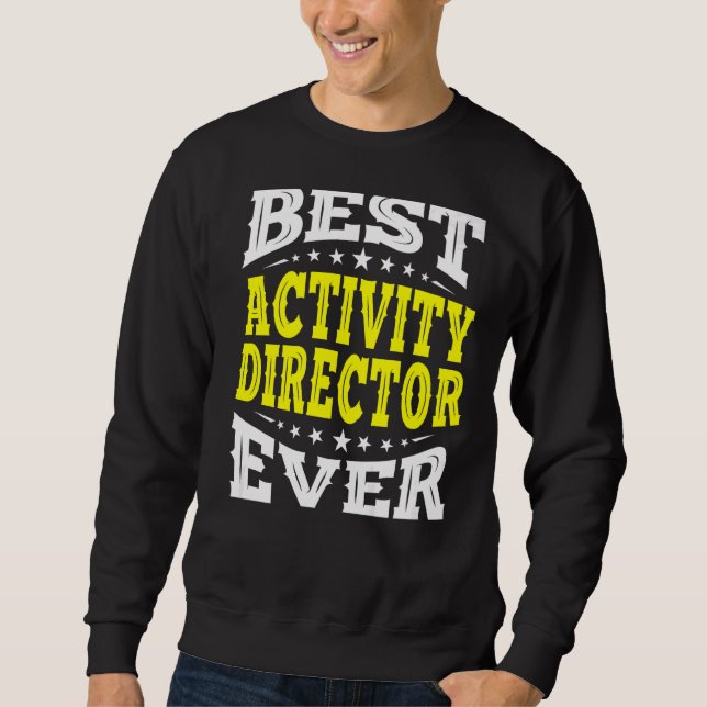 Sudadera Mejor Director de Actividad Siempre Profesionales  (Anverso)