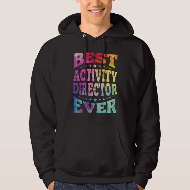 Sudadera Mejor Director de Actividades de Profesionales de  (Anverso)