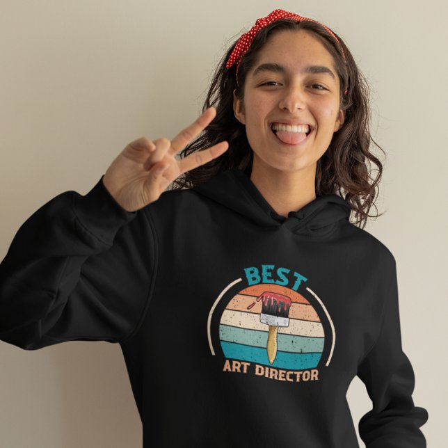 Sudadera Mejor director de arte - Retro (Subido por el creador)