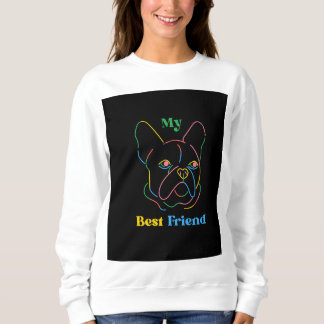 Sudadera Mejor diseño de camiseta para mujer