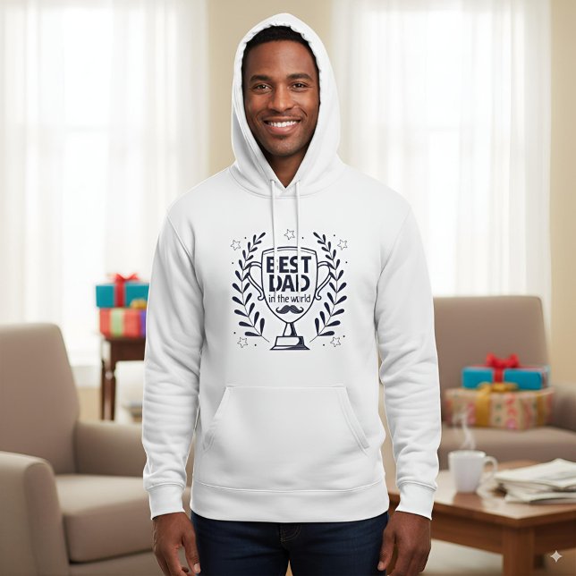 Sudadera Mejor diseño de trofeos de papá - regalo del día d ("Best Dad Trophy Hoodie – Cozy and Fun Father’s Day Gift for the Dad Who Deserves the Best!")
