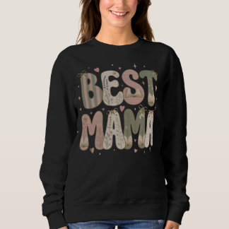Sudadera Mejor diseño floral literario de Mama