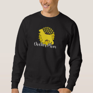 Sudadera Mejor Docker Mamá Girasol Patas de Perro Madre u2