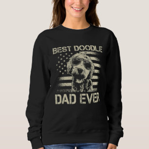 Sudadera Mejor Doodle Dad Ever Goldendoodle Fl Merican