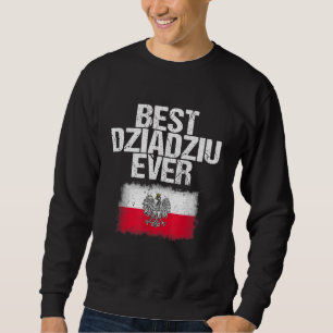 Sudadera Mejor Dziadziu Día del Padre Abuelo Polaco Gif