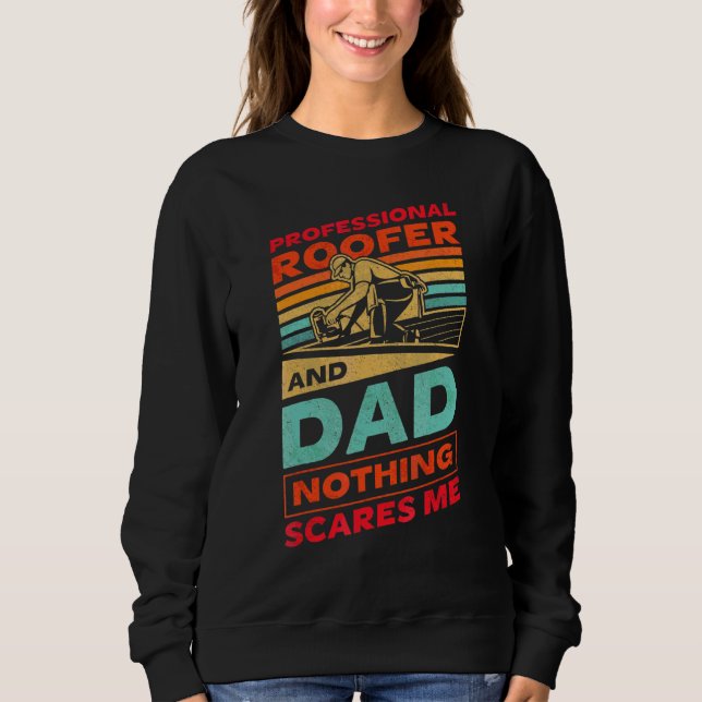 Sudadera Mejor Edificio de Papás del Techo y Reparación De  (Anverso)