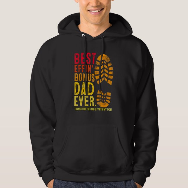 Sudadera Mejor Effin Bonus Dad Gracias Por Poner Wi-Fi (Anverso)