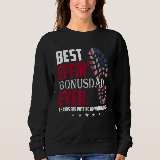 Sudadera Mejor Efin Bonus Dad Gracias Por Poner Con M (Anverso)