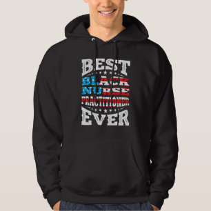 Sudadera Mejor Enfermera Negra Profesional 4 De Julio U