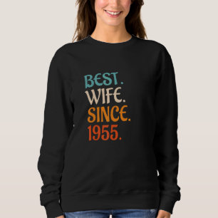 Sudadera Mejor Esposa Desde 1955 67º aniversario de bodas 2