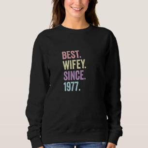 Sudadera Mejor Esposa Desde 1977 45º Aniversario Boda 45