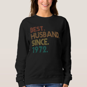 Sudadera Mejor Esposo desde 1972 50 Años 50 Boda Anni
