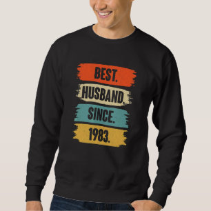 Sudadera Mejor Esposo desde 1983 Viñeta 39ª Anive Boda