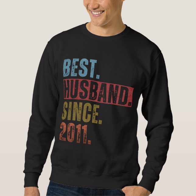 SUDADERA MEJOR ESPOSO DESDE 2011 (Anverso)