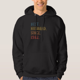 Sudadera Mejor Esposo Retro Desde 1982 40º Aniver Boda