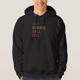 Sudadera Mejor Esposo Retro Desde 1986 36º Boda Aniver
