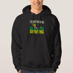 Sudadera Mejor Estaría Saltando en Paracaídas Paracaidismo 
