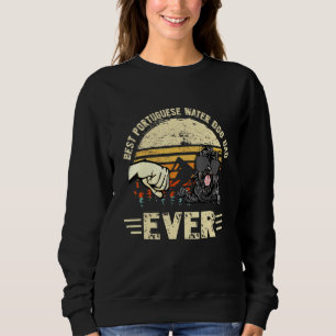 Sudadera Mejor Fa Retro De Perro De Agua Portugués