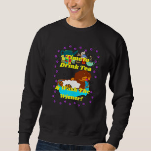 Sudadera Mejor fan de Dachshund Wiener Dog Tea Fiesta Amor