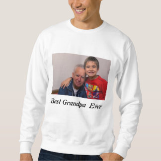 Sudadera Mejor foto del abuelo personalizado