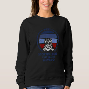 Sudadera Mejor Gato Mamá Jamás Escocia Fold Cat