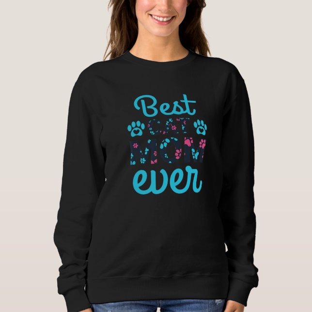 Sudadera Mejor Gato Mamá Nunca Fundido Gato (Anverso)