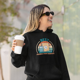 Sudadera Mejor Gerente de Producción - Retro