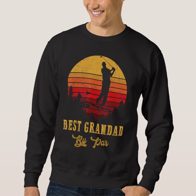 Sudadera Mejor Granda De Par Father S Day Golf Golf Golf (Anverso)